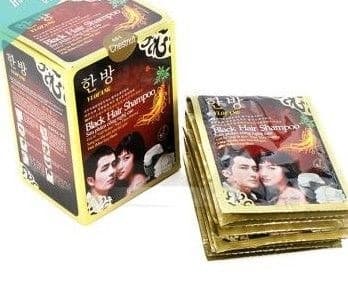 DẦU GỘI NHUỘM ĐEN NGỰ THẢO ĐƯỜNG GÓI 30ML X DÂY 10 GÓI